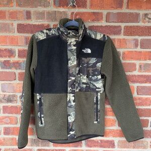 The North Face Boy’s Forrest Fleece Mashup Jacket - Camo - XL